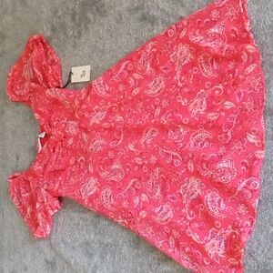 Sincerely Jules NWT smocked twist front paisley dress